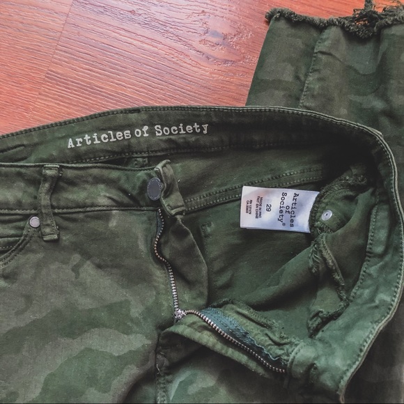 Articles of Society camo skinny jeans - Picture 2 of 3